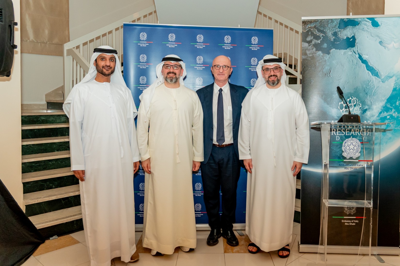 Emirates Scholar Center Participates in Scientific Dialogue at Italian Research Day