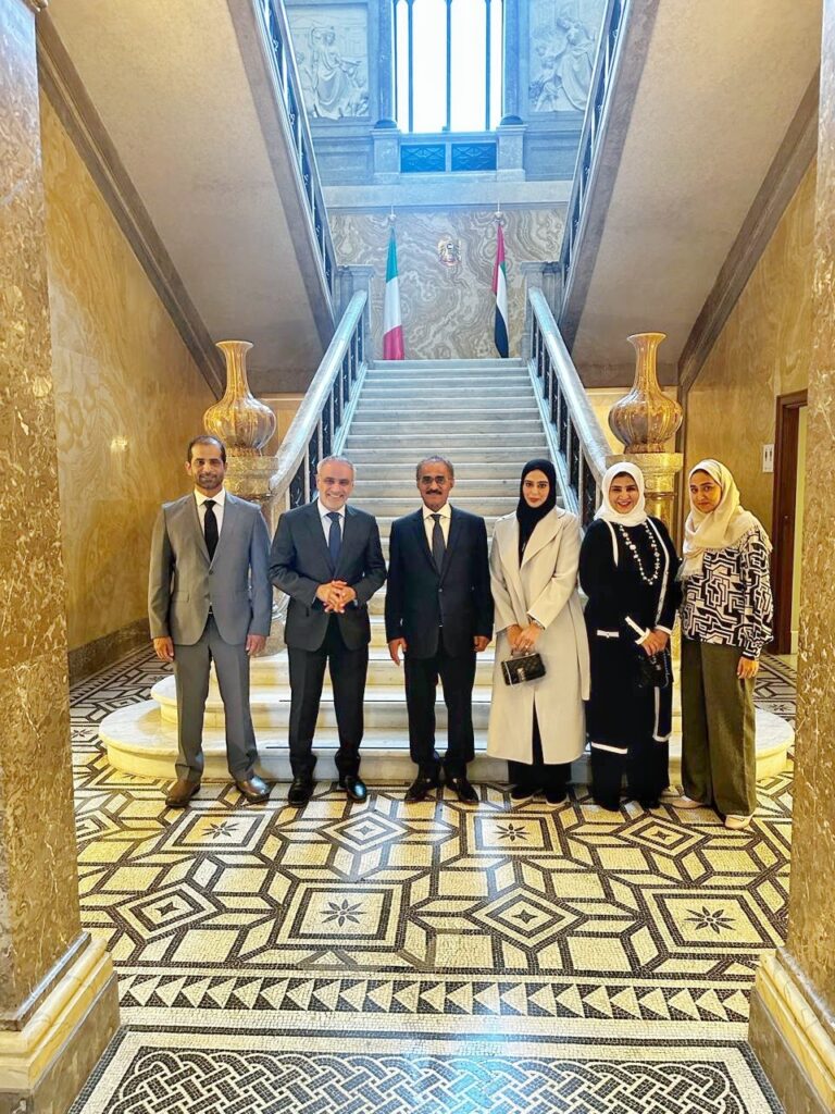 H.E. Dr. Abdulla Belhaif Al Nuaimi participates in an international conference in Rome on climate change and crisis management