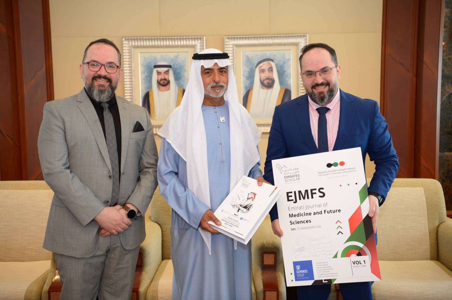 Nahyan bin Mubarak applauds the efforts and initiatives of Emirates Scholar