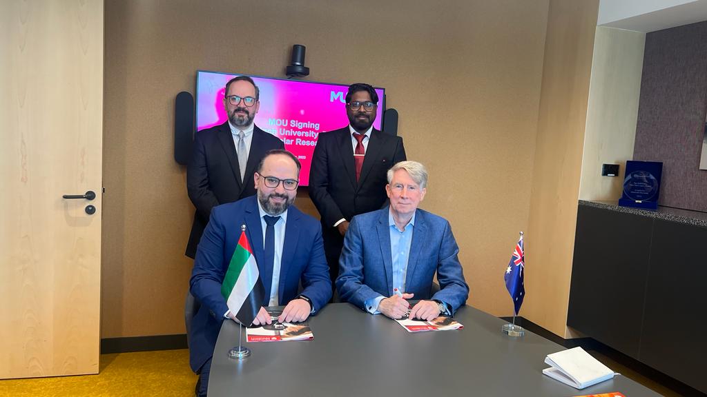 EMIRATES SCHOLAR AND MURDOCH UNIVERSITY Sign Memorandum of Understanding to Foster Collaboration.