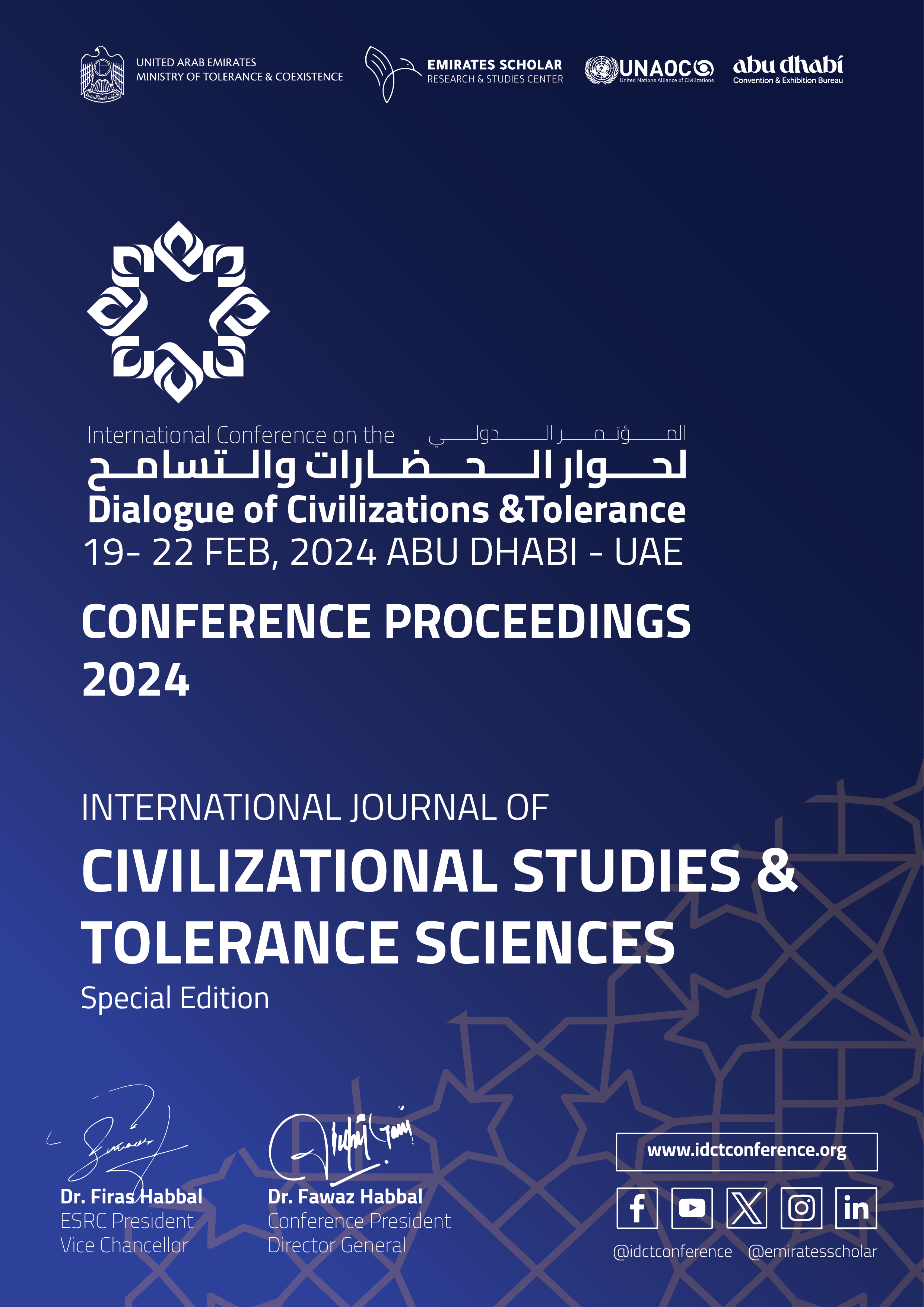 1st International Dialogue of Civilizations & Tolerance Conference